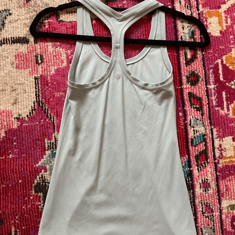 lululemon athletica Light Gray Tank Top